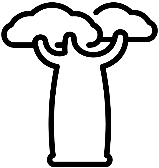 Ancient Baobab Landscapes Icon